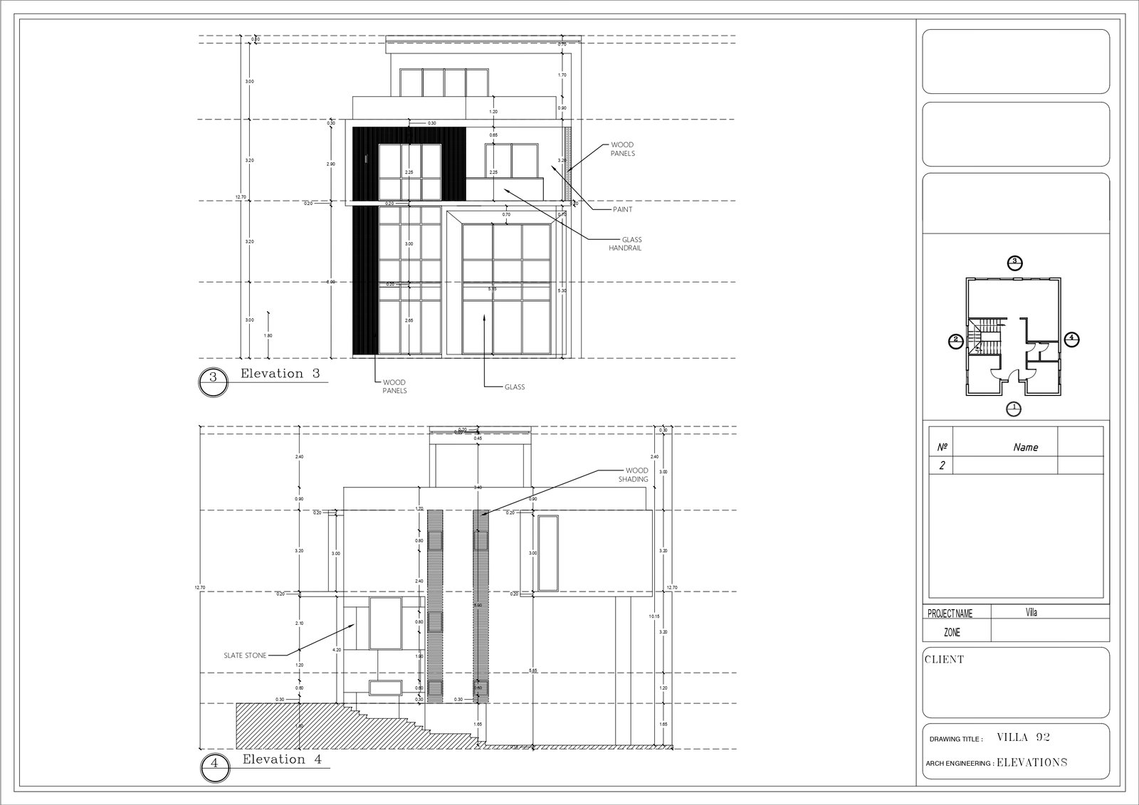 90 square meter villa