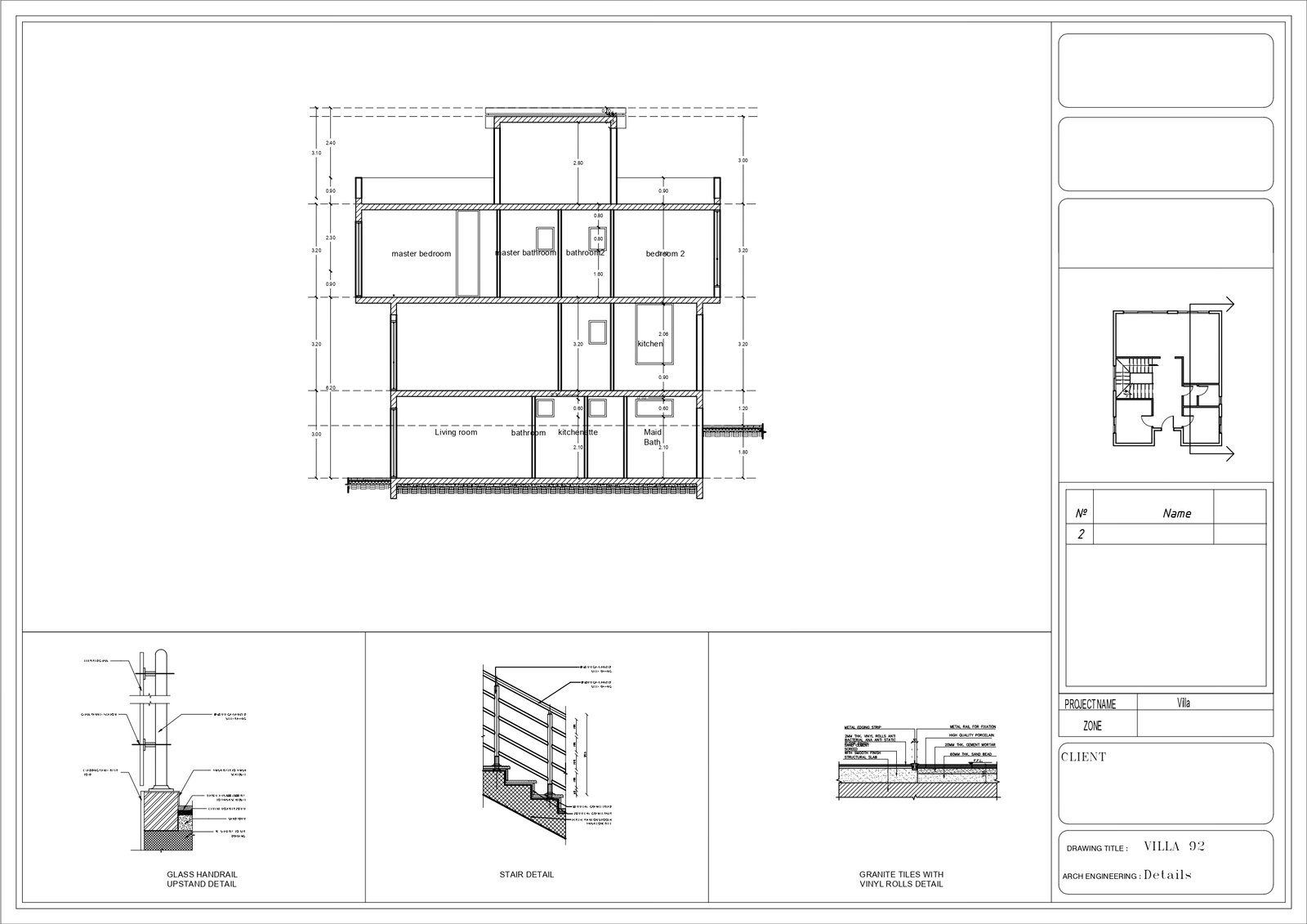 90 square meter villa